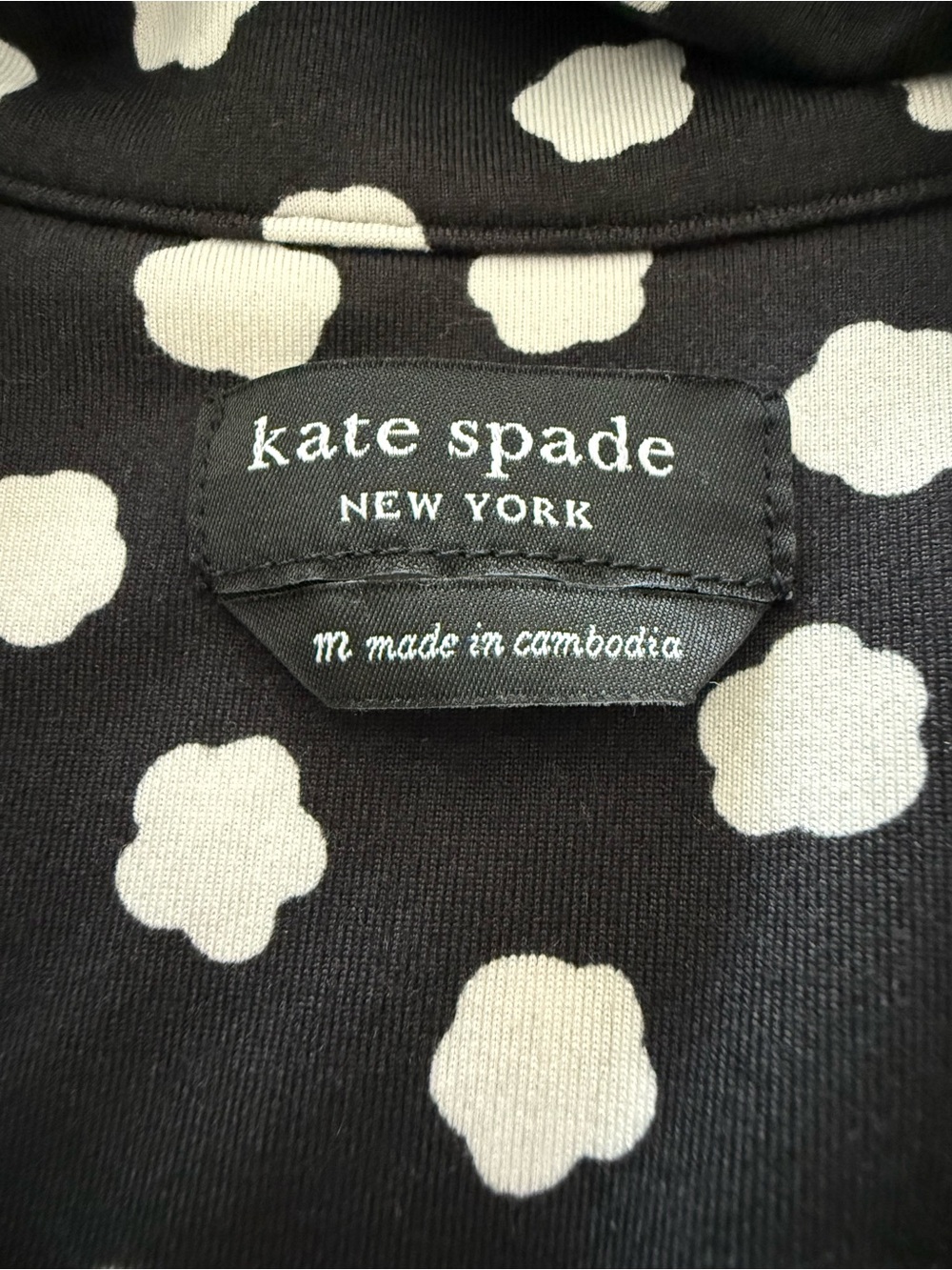 Kate Spade Women’s Black & White Polka Dot Pajama Set - Picture 2 of 6